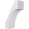 Ekena Millwork 3 1/2-in. W x 6-in. D x 10-in. H Westlake Architectural Grade PVC Knee Brace BRCP035X06X10WTL - alternate 1